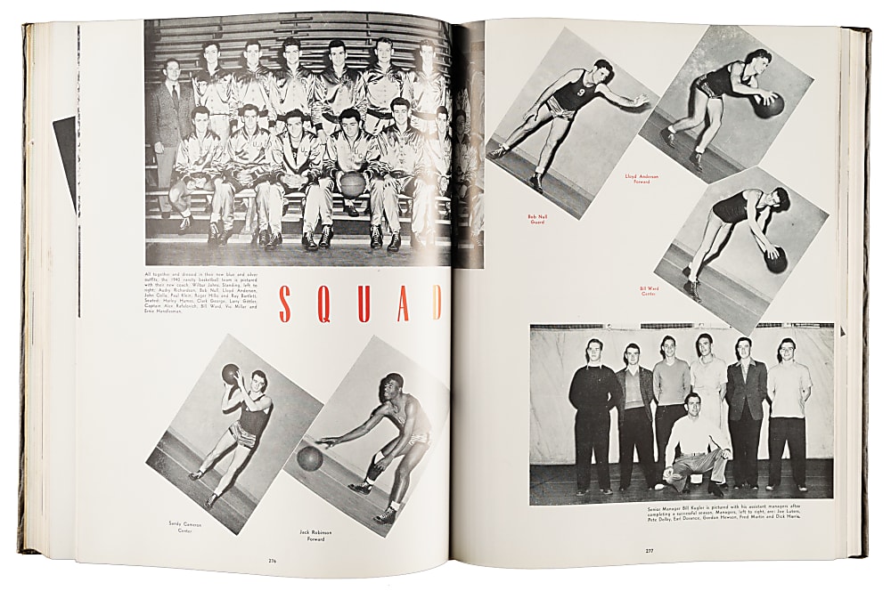 1940 Jackie Robinson UCLA College Yearbook