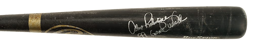 1999 Alex Rodriguez Seattle Mariners Signed Game-Used Bat