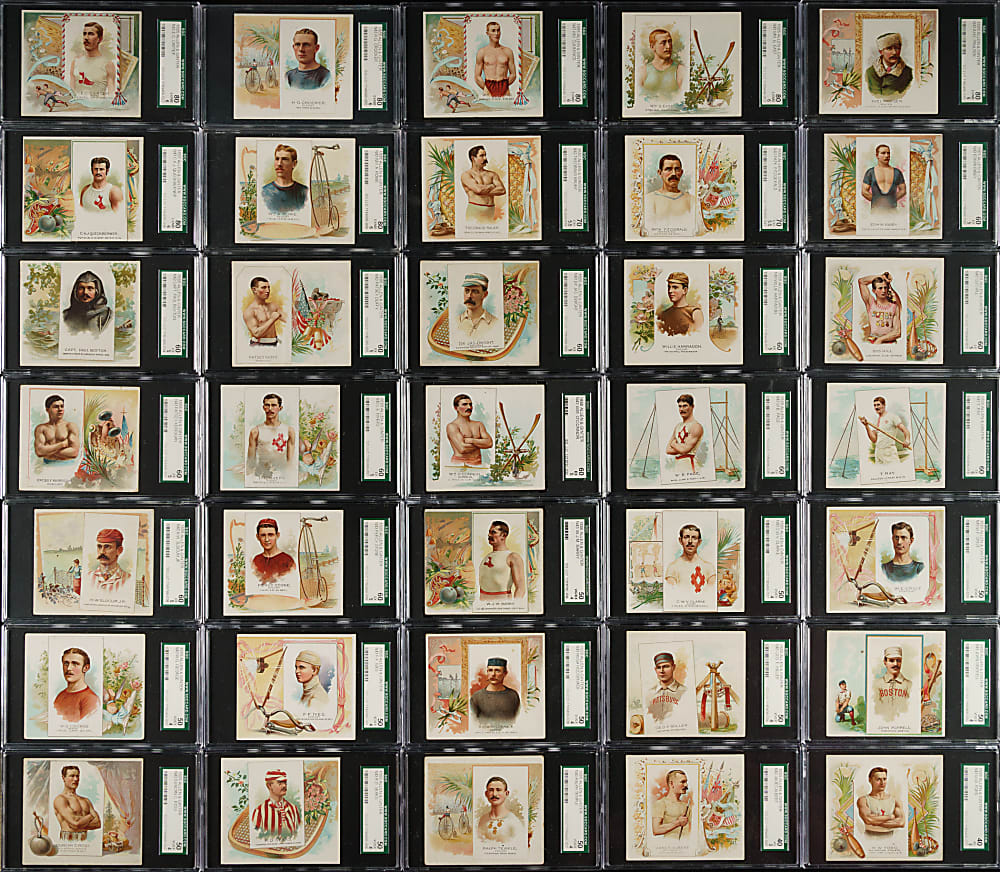 1889 N43 Allen & Ginter SGC-Graded Complete Set (50)