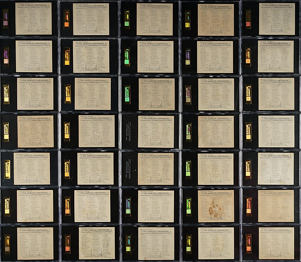 1889 N43 Allen & Ginter SGC-Graded Complete Set (50)