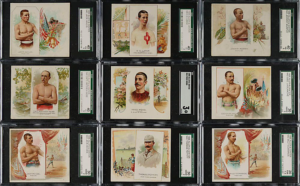 1889 N43 Allen & Ginter SGC-Graded Complete Set (50)