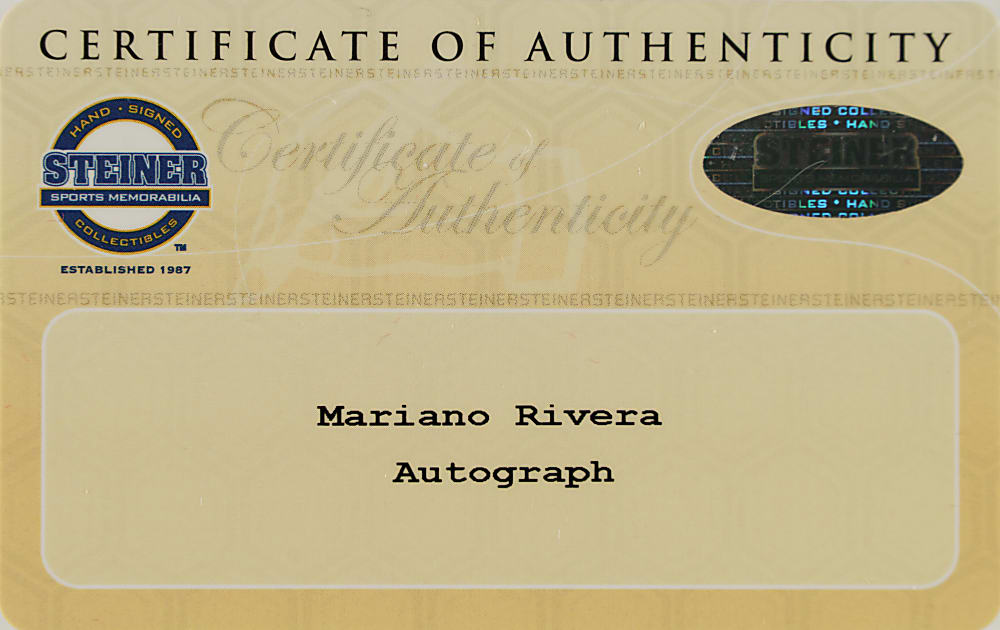Mariano Rivera Signed Game-Used 1999 World Series Baseball - Steiner