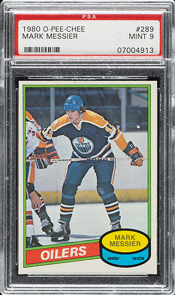 1980-1981 O-Pee-Chee Hockey #289 Mark Messier Rookie PSA MINT 9
