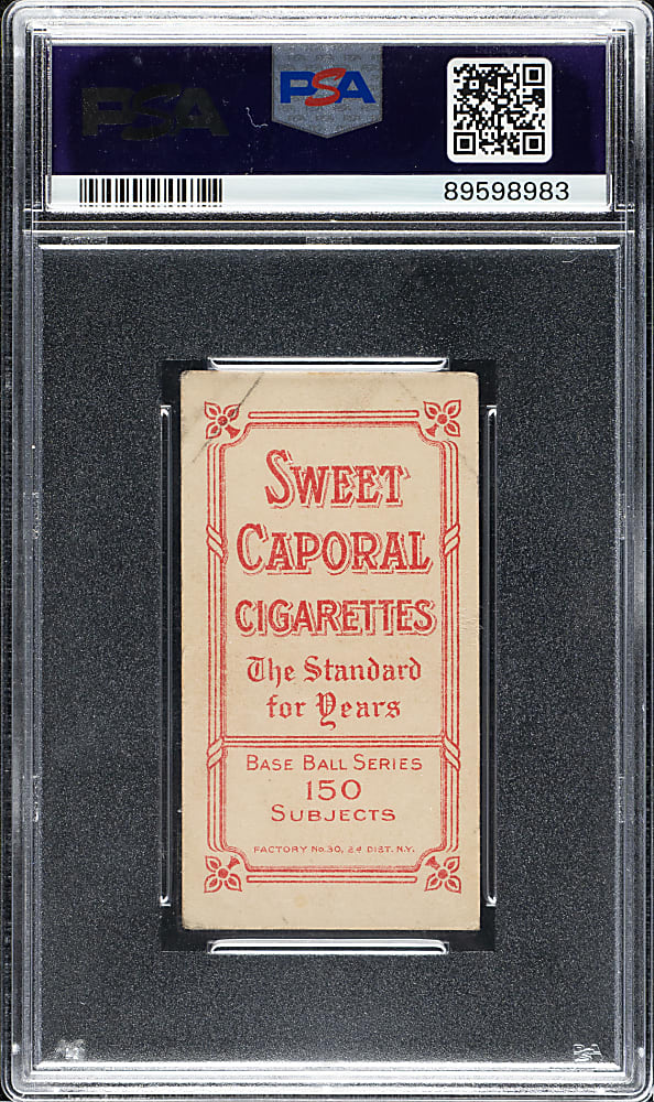 1909-1911 T206 White Border Walter Johnson Portrait PSA VG 3