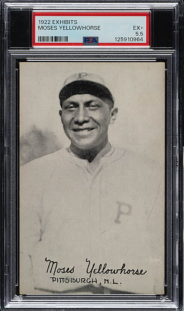 1922 Exhibits Moses Yellowhorse PSA EX+ 5.5