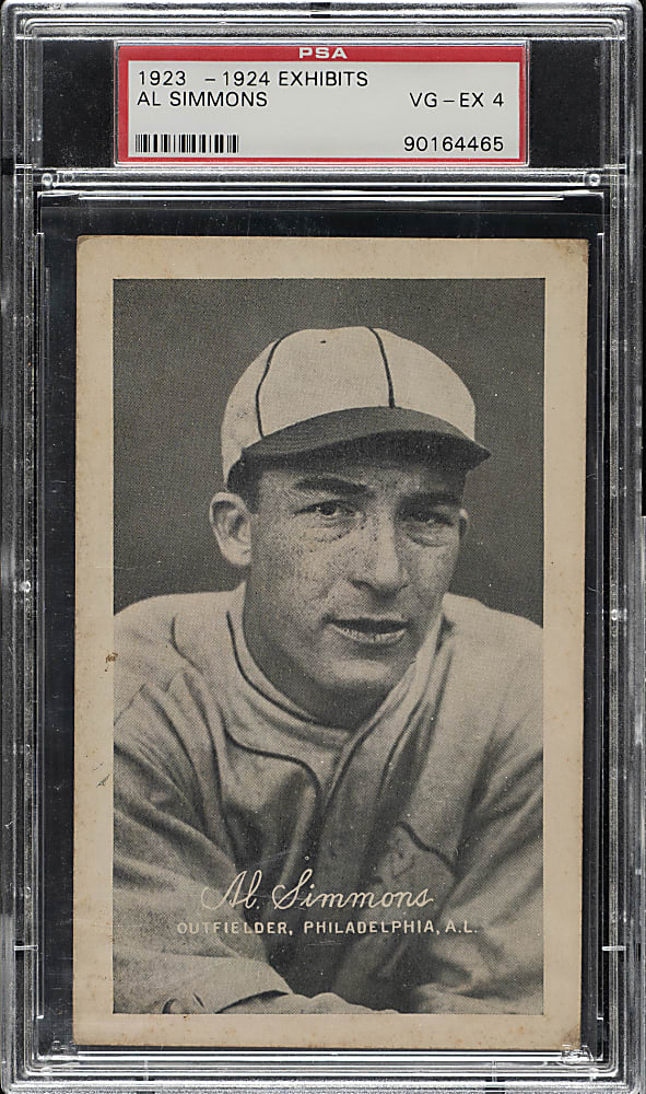 1923-1924 Exhibits Al Simmons Rookie PSA VG-EX 4