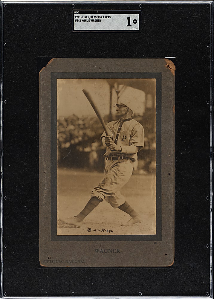 1911 Jones, Keyser & Arras #346 Honus Wagner SGC POOR 1