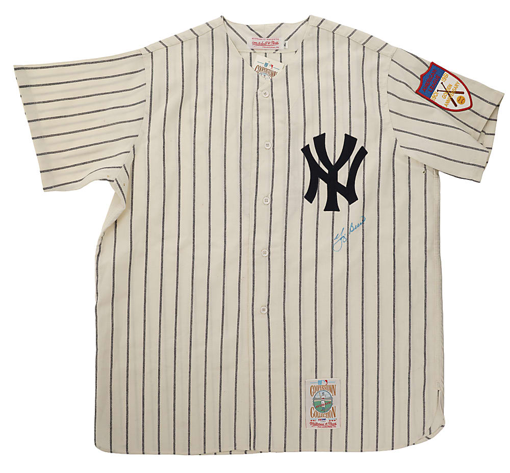 Yogi Berra Signed New York Yankees Jersey - PSA/DNA