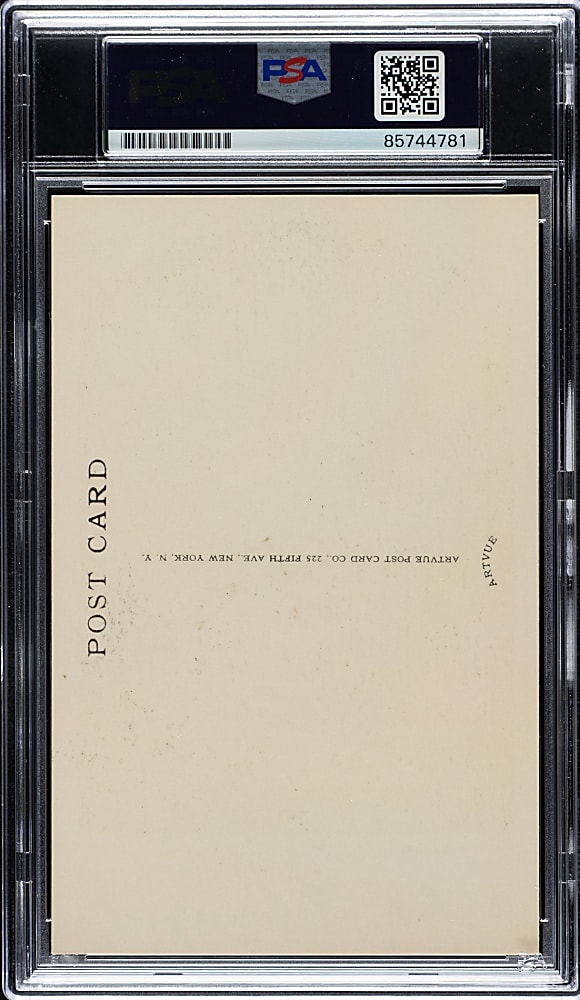 Signed 1956-1963 Artvue (Type 2) Black-and-White Hall of Fame Postcard Charlie Gehringer PSA/DNA MINT 9