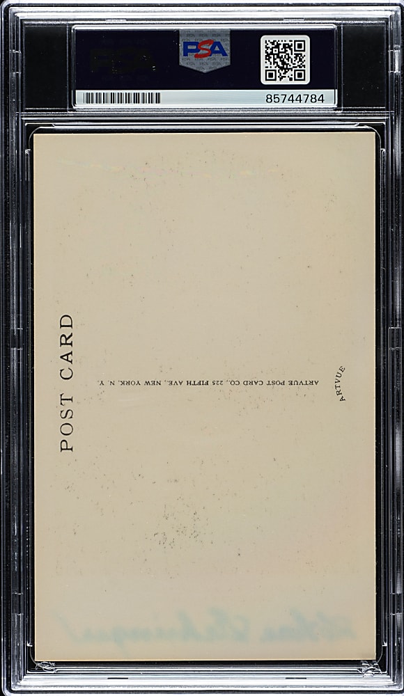 Signed 1956-1963 Artvue (Type 2) Black-and-White Hall of Fame Postcard Charlie Gehringer PSA/DNA MINT 9