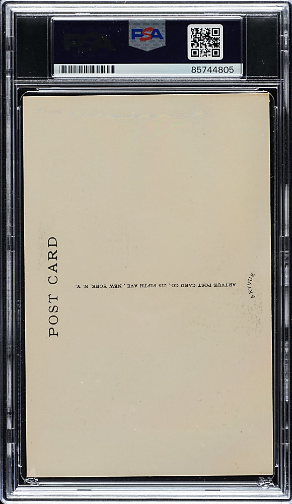 Signed 1956-1963 Artvue (Type 2) Black-and-White Hall of Fame Postcard Joe McCarthy PSA/DNA NM-MT 8