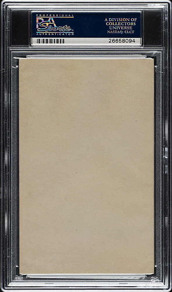 1937 Four-On-One Exhibits with Carl Hubbell and Mel Ott PSA EX 5