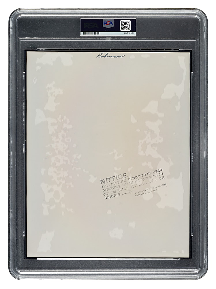 Circa 1949-1950 Jackie Robinson Original Barney Stein Photograph PSA/DNA Type I - Image Used For 1950 Bowman Card!