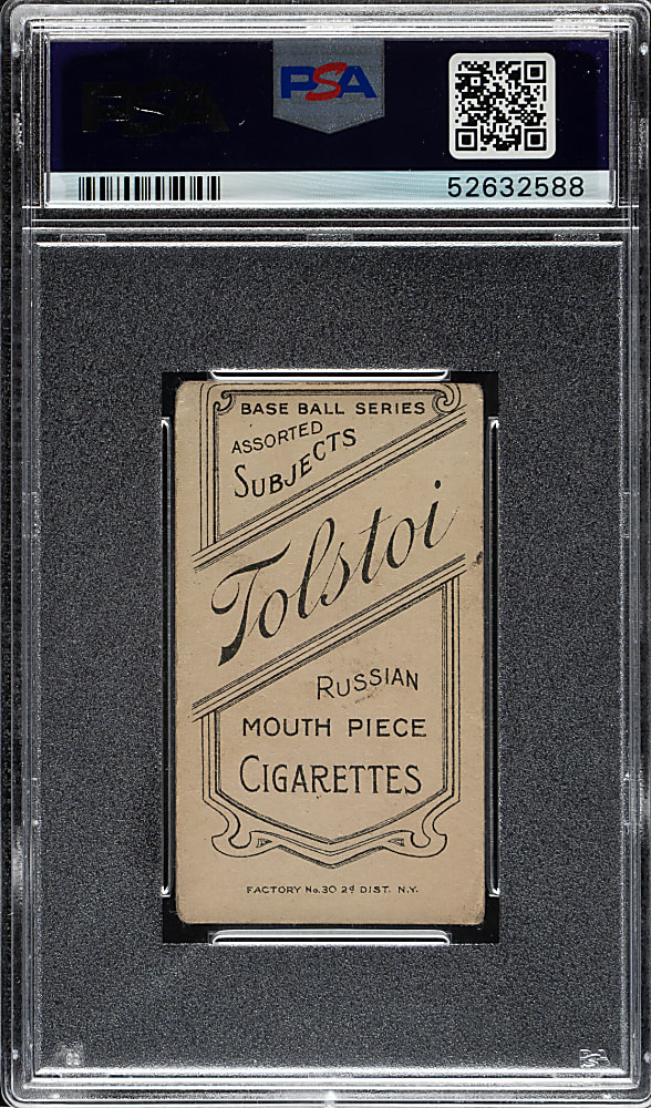 1909-1911 T206 White Border Birdie Cree PSA GOOD+ 2.5 - Tolstoi Back