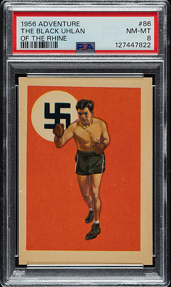 1956 Adventure Gum #86 Max Schmeling PSA NM-MT 8