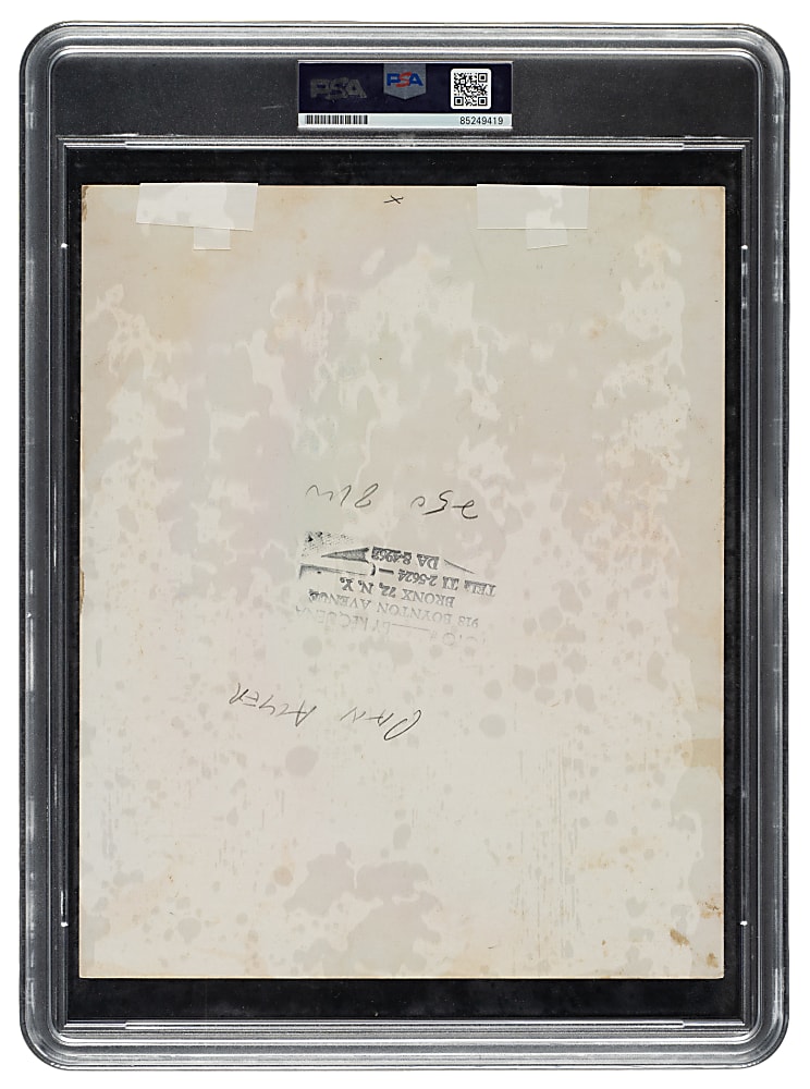 Circa 1960s Mickey Mantle Signed Original Louis Requena Photograph PSA/DNA Type I