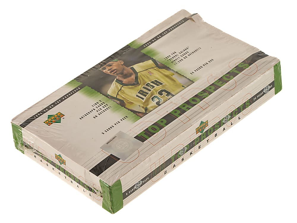 2003-2004 Upper Deck Top Prospects Basketball Factory-Sealed Unopened Wax Box (24 Packs) - Lebron James Rookie Year!