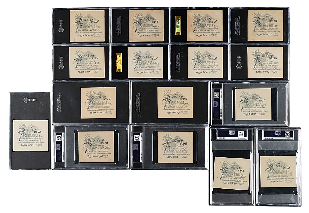 1888 N36 Allen & Ginter "American Indians" SGC- and PSA-Graded Complete Set (50)