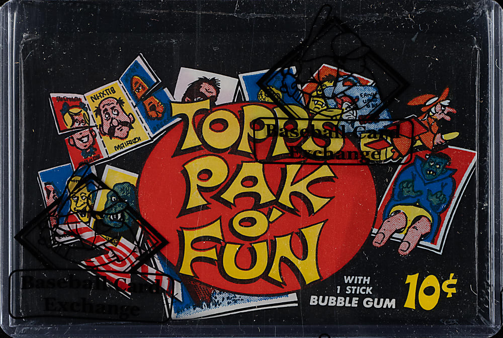 1969 Topps "Pak O' Fun" Unopened Wax Pack - BBCE