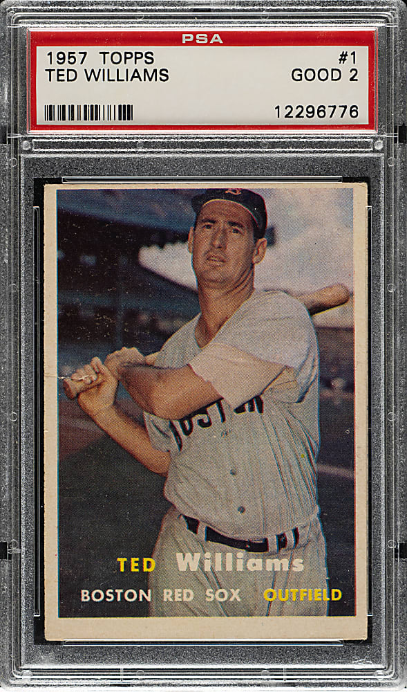 1957 Topps #1 Ted Williams PSA GOOD 2