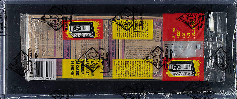 1982-1983 O-Pee-Chee Hockey Unopened Rack Pack - Wayne Gretzky on Top - BBCE