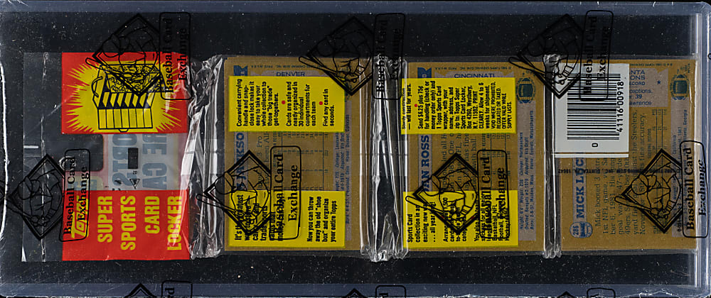 1982 Topps Football Unopened Rack Pack - Lawrence Taylor Rookie on Top - BBCE