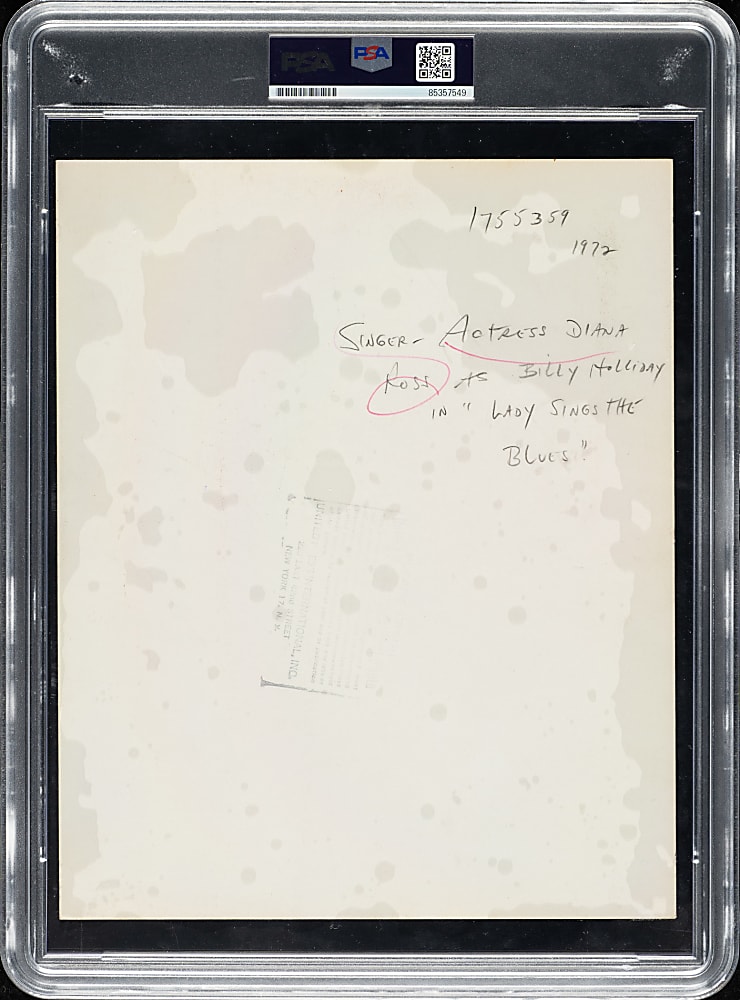 Circa 1972 Diana Ross Original United Press International News Service Photograph - PSA/DNA Type I