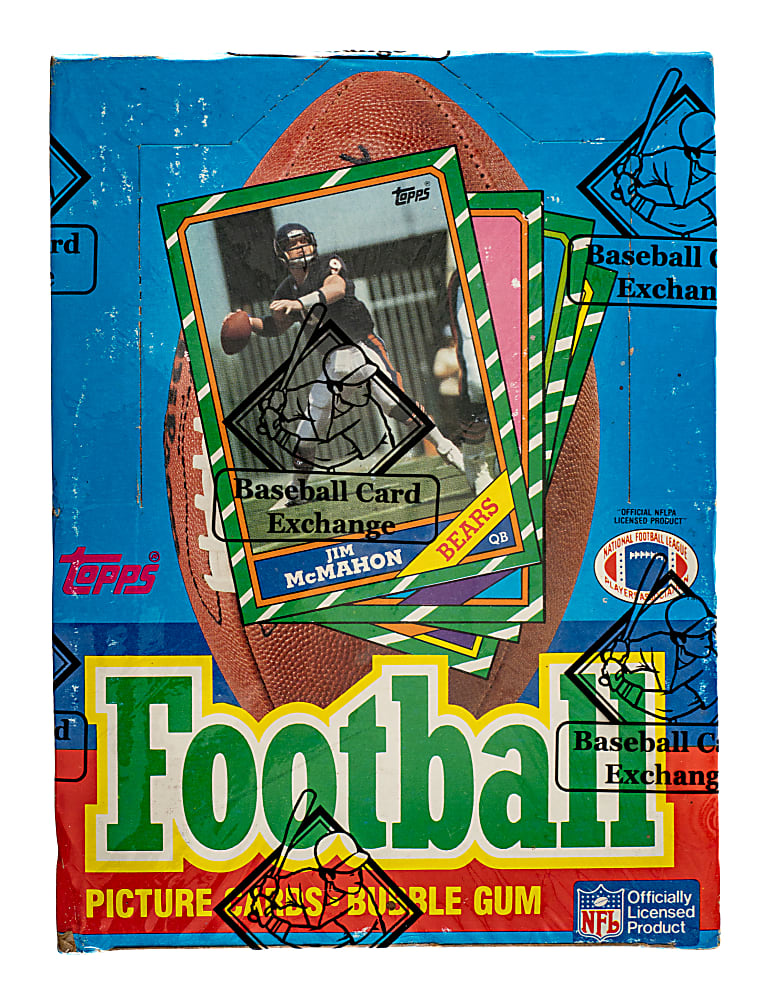 1986 Topps Football Unopened Wax Box (36 Packs) - BBCE