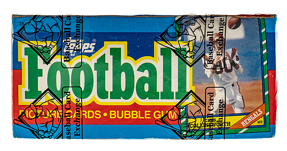 1986 Topps Football Unopened Wax Box (36 Packs) - BBCE