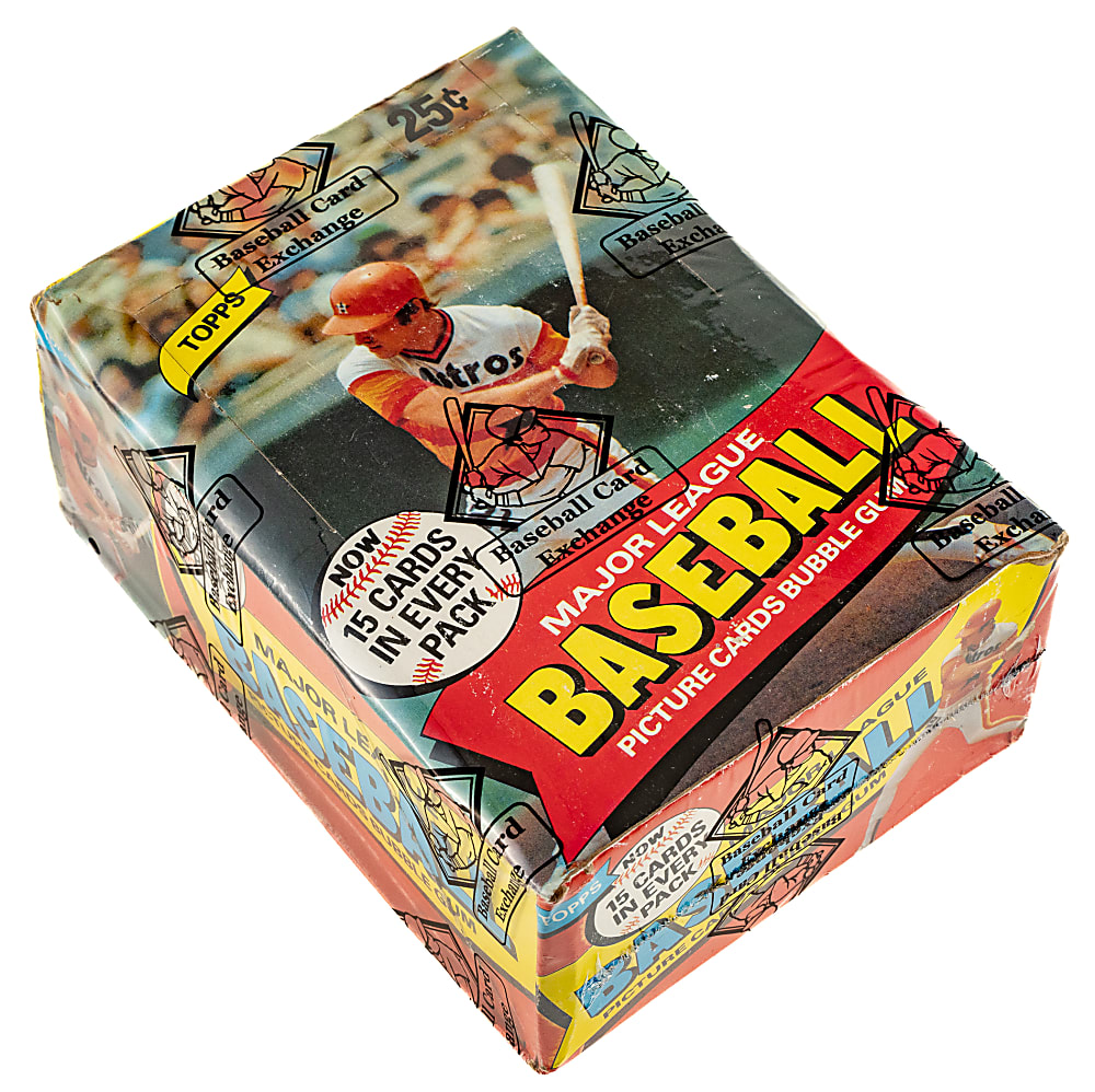 1980 Topps Unopened Wax Box (36 Packs) - BBCE - Rickey Henderson Rookie Year!