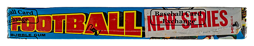 1972 Topps Football Second Series Unopened Wax Box (24 Packs) - BBCE and Ex-Fritsch - Roger Staubach Rookie Year