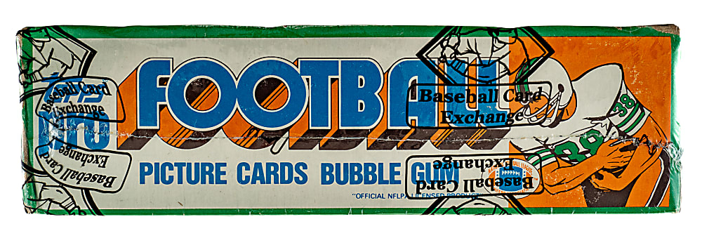 1981 Topps Football Unopened Cello Box (24 Packs) - BBCE - Joe Montana Rookie Year