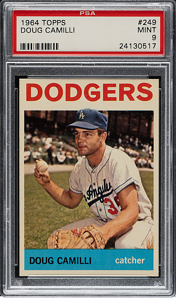 1964 Topps #249 Doug Camilli PSA MINT 9