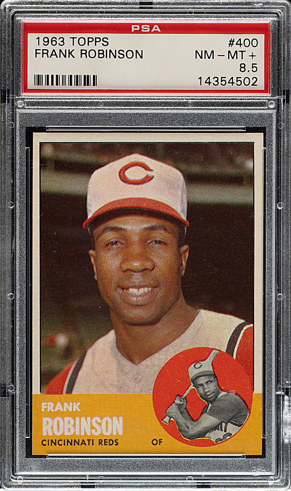 1963 Topps #400 Frank Robinson PSA NM-MT+ 8.5