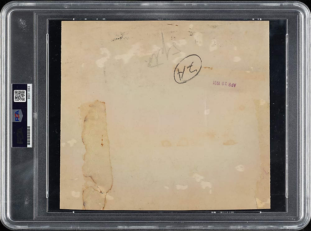 1931 Babe Ruth Original Photograph PSA/DNA Type I