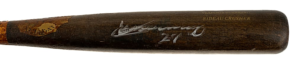 2009 Vladimir Guerrero Los Angeles Angels Signed Game-Used Bat PSA/DNA GU 10