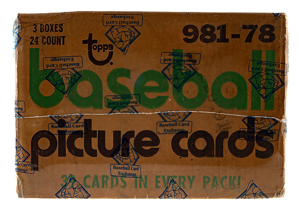 1978 Topps Original Unopened Rack Case (3 Boxes, 72 Packs) - BBCE Factory Sealed!