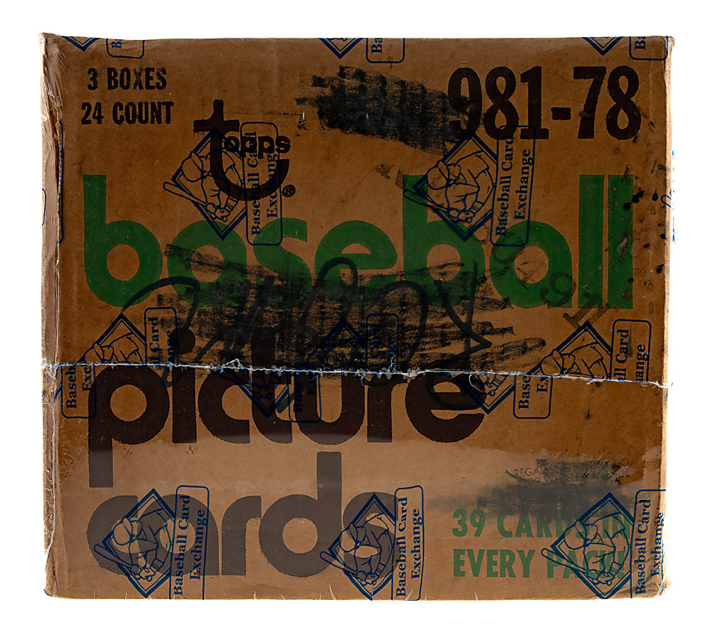 1978 Topps Original Unopened Rack Case (3 Boxes, 72 Packs) - BBCE Factory Sealed!