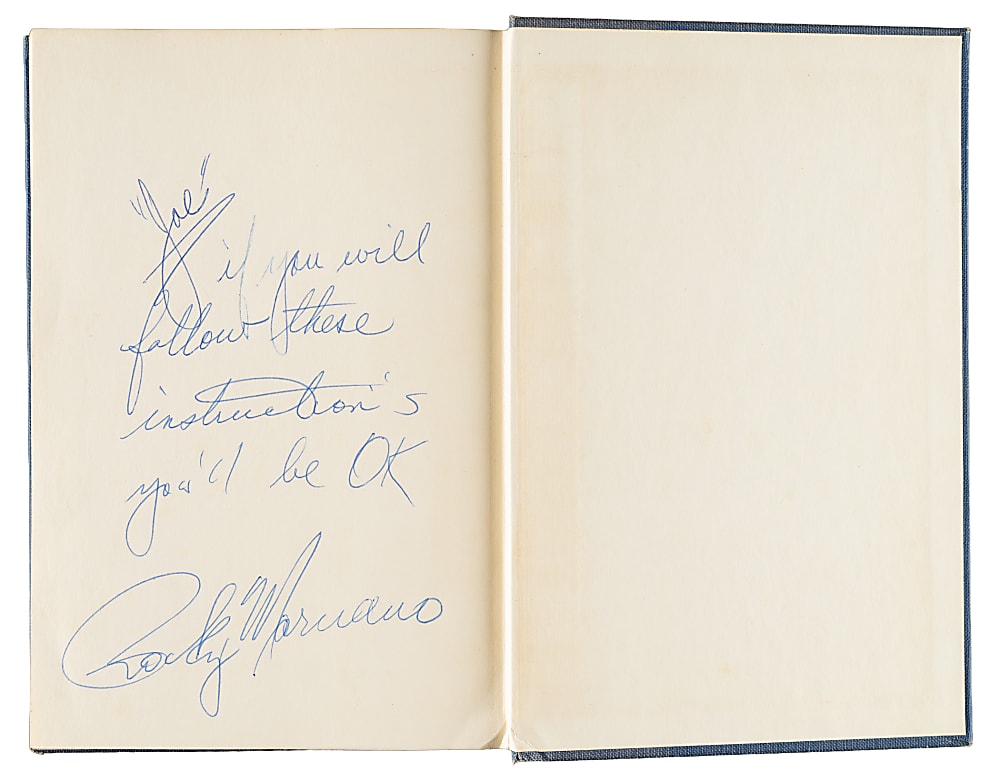 1957 "Rocky Marciano's Book of Boxing and Bodybuilding" Book Twice-Signed by Rocky Marciano - JSA
