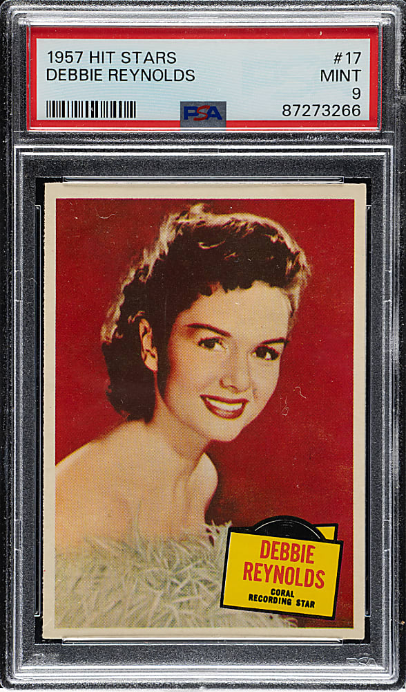 1957 Topps "Hit Stars" #17  Debbie Reynolds PSA MINT 9
