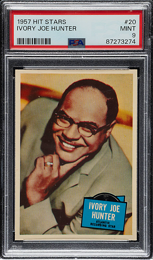 1957 Topps "Hit Stars" #20  Joe Hunter PSA MINT 9
