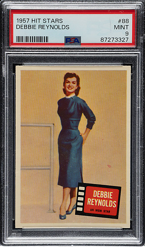 1957 Topps "Hit Stars" #88 Debbie Reynolds PSA MINT 9