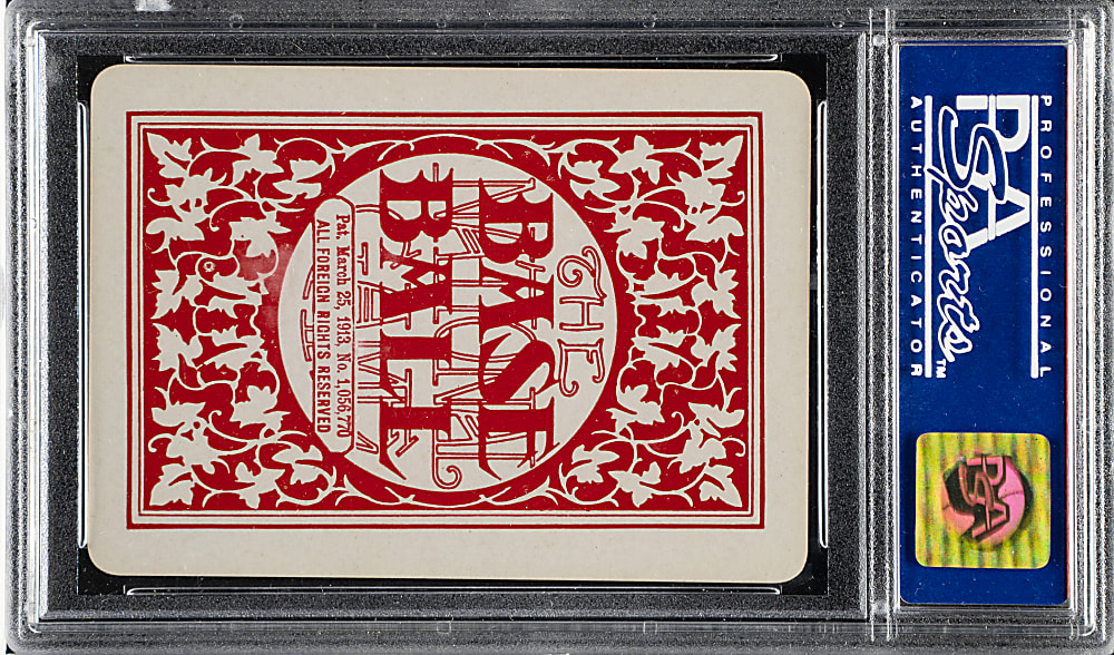 1913 WG5 National Game Runner Sliding with Ty Cobb PSA MINT 9