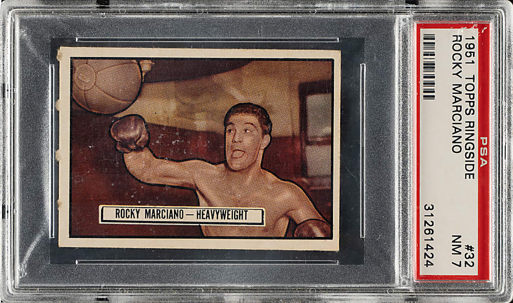 1951 Topps Ringside #32 Rocky Marciano PSA NM 7