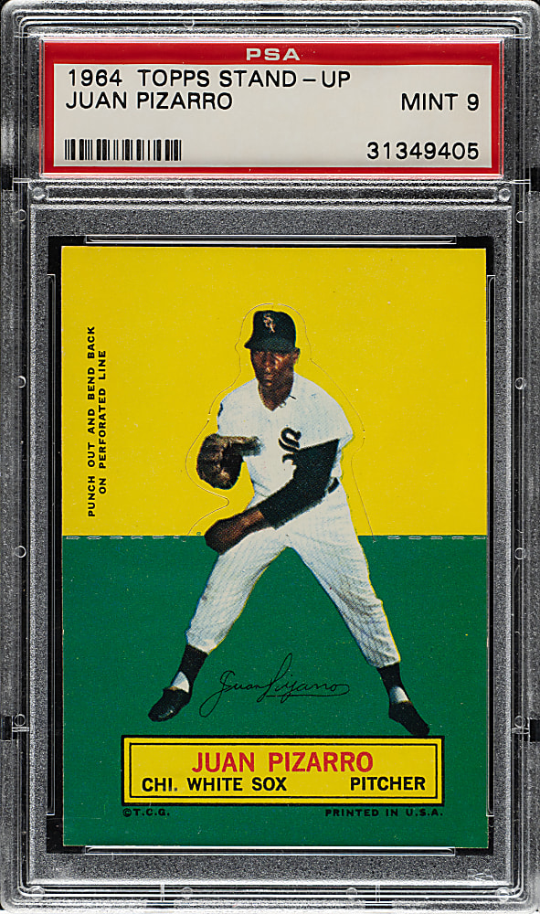 1964 Topps Stand-Up Juan Pizarro PSA MINT 9