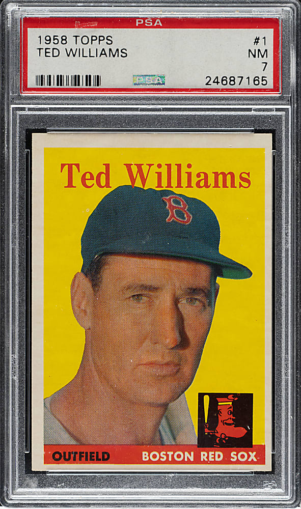 1958 Topps #1 Ted Williams PSA NM 7