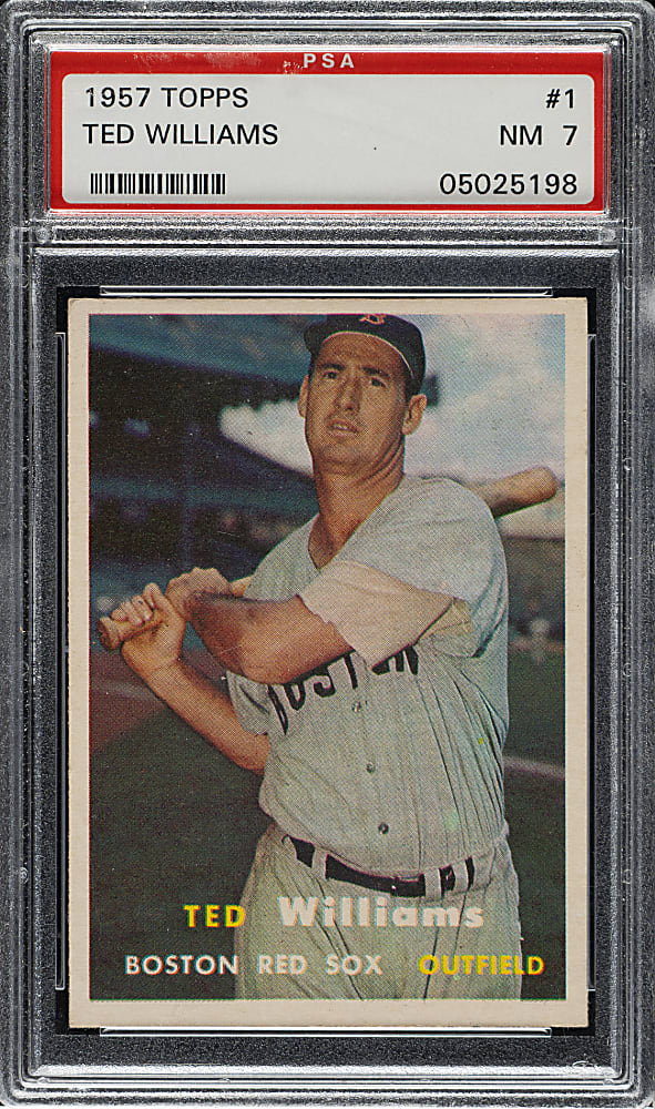 1957 Topps #1 Ted Williams PSA NM 7