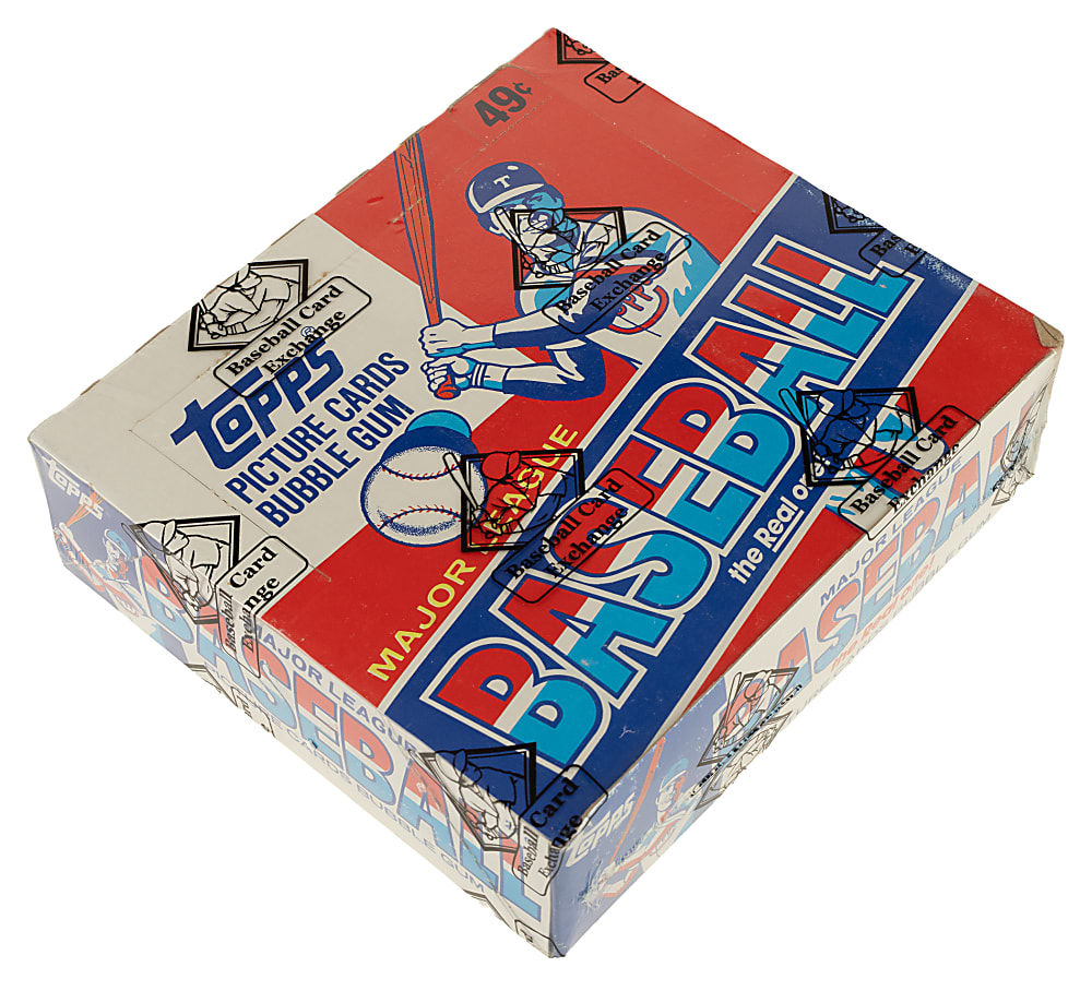 1981 Topps Unopened Cello Box (24 Packs) - BBCE