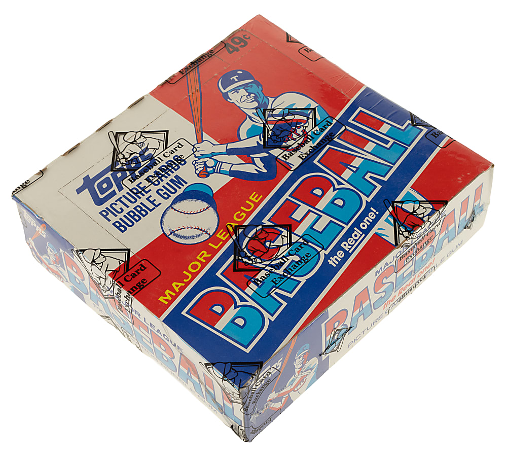 1982 Topps Unopened Cello Box (24 Packs) - BBCE