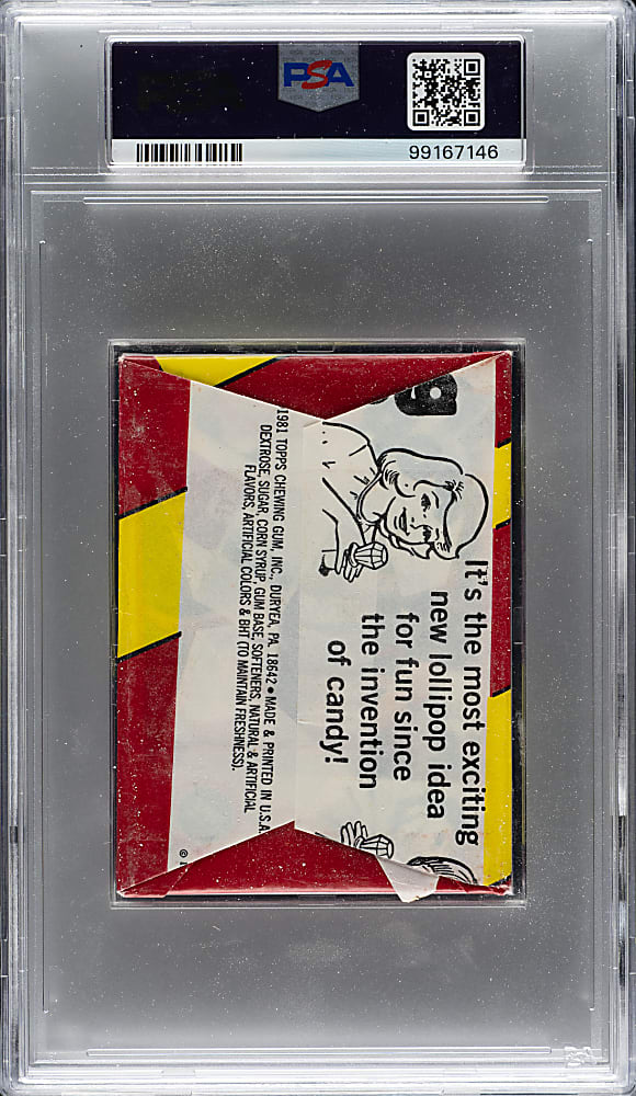 1981-1982 Topps Basketball Unopened Wax Pack PSA NM-MT 8